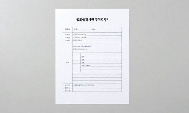 종합심리검사 관련 이미지 - 종합심리검사란 무엇인가? 검사 항목과 절차 완벽 가이드