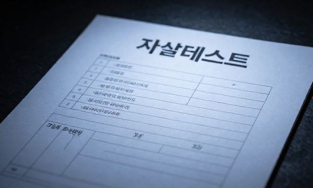 자살테스트 관련 이미지 - 자살테스트 결과 해석과 전문 상담이 필요한 위험 징후 체크리스트