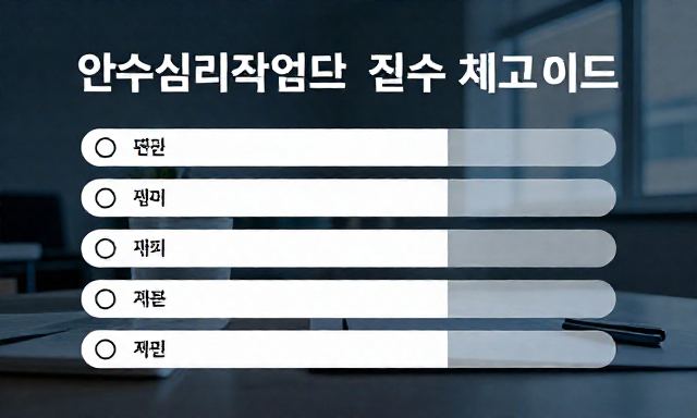 안산심리상담 관련 이미지 - 안산심리상담 센터 선택 시 필수 체크리스트 및 전문성 비교 가이드